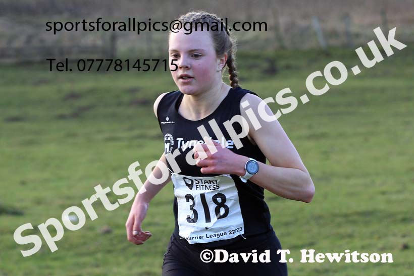 Girls under-15s 2023 NEHL, Thornley Farm, Peterlee, County Durham. Photo: David T. Hewitson/Sports for All Pics